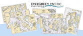 Northwest Nautical Chart Placemat Set